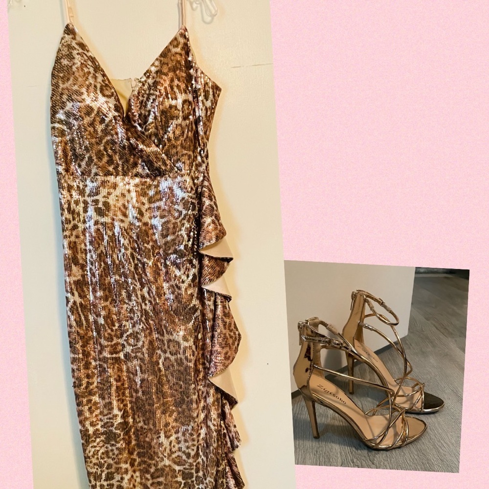 Rose Gold Prom Dress